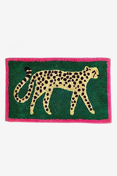 Next Badematte Badematte mit Gepard-Animal-Print, Baumwolle, Höhe 80 mm, Ba günstig online kaufen