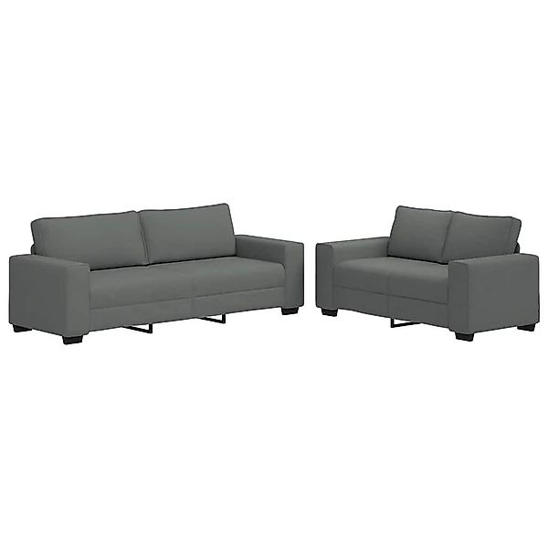 vidaXL Sofa 2-tlg. Sofagarnitur mit Kissen günstig online kaufen