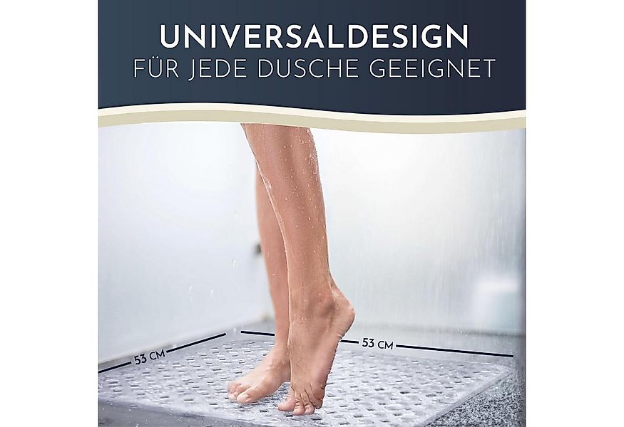 Homerella Duschmatte rutschfest Kinder - 100% BPA frei Inkl. 2 Haken zum Au günstig online kaufen