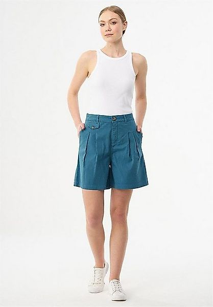 ORGANICATION Shorts Women's Garment Dyed Shorts in Petrol Blue günstig online kaufen
