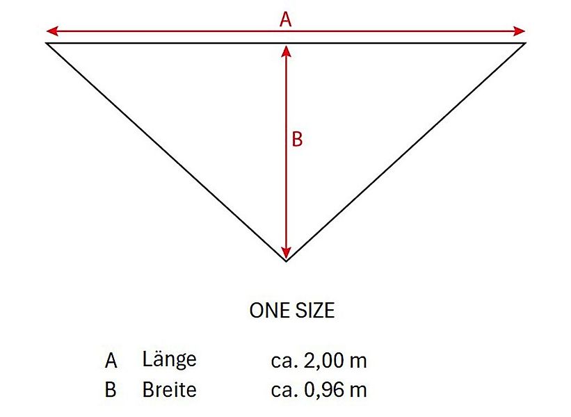 Zwillingsherz Dreieckstuch "Herz an Herz", mit günstig online kaufen
