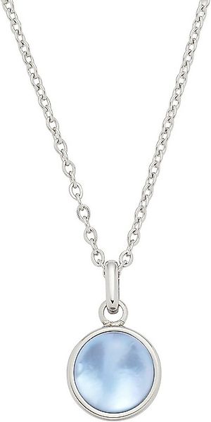 LEONARDO Kette mit Anhänger Halskette Bea grey blue, mit Glasstein - mit Pe günstig online kaufen