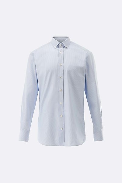 Dobby Hemd mit Button Down Kragen Comfort Fit günstig online kaufen