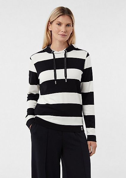 comma Sweatshirt Sweatshirt Leichtes Sweatshirt mit Kapuze günstig online kaufen