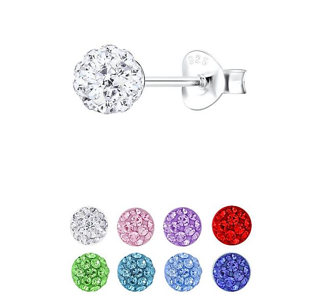 ALEXANDER YORK Paar Ohrstecker BALL KRISTALL, 8-tlg., 925 Sterling Silber günstig online kaufen