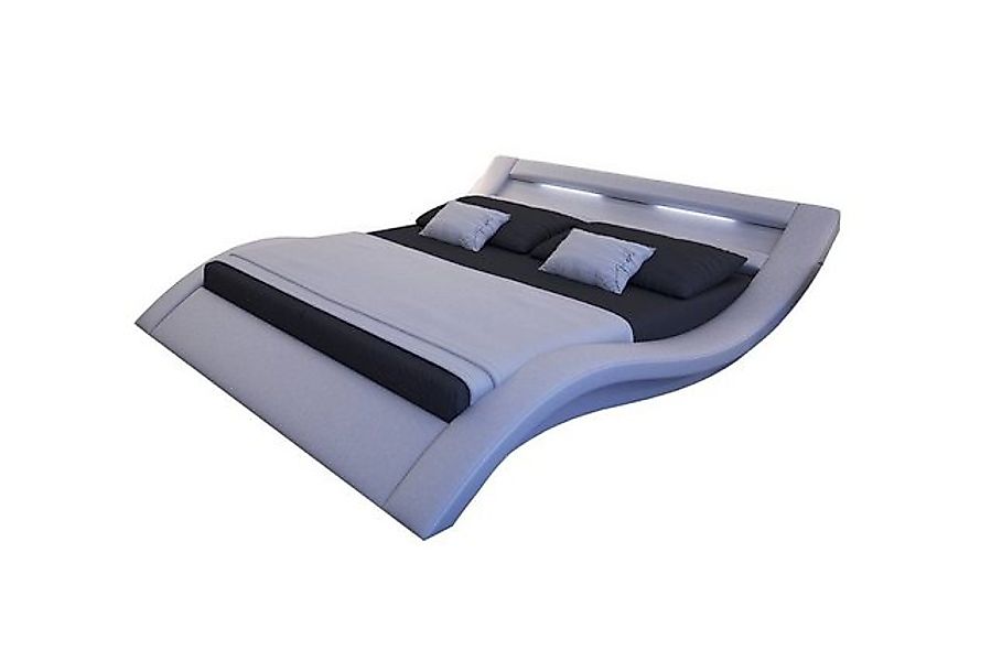 GMD Living Bett ZORY (1-tlg), Polsterbett mit LED, Liegefläche: 200 x 200 c günstig online kaufen