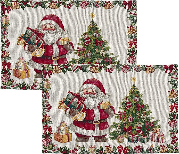 sander table + home Platzset Tischset "Big Red Man" 2er-Pack, Gobelin günstig online kaufen