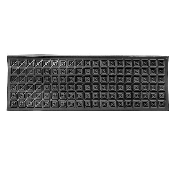 Jet-Line Stufenmatte Trapa aus Gummi Wetterfest Rutschhemmend 25 x 75 cm günstig online kaufen