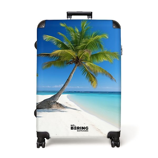 NoBoringSuitcases.com© Hartschalen-Trolley Palmen am Strand 77 günstig online kaufen