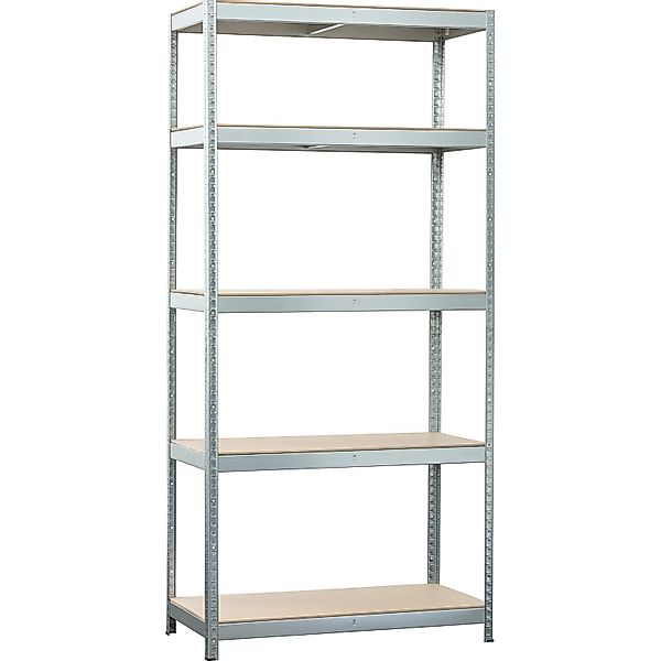 Metall-Schwerlastregal MEDIUM Verzinkt 210 cm x 100 cm x 50 cm günstig online kaufen