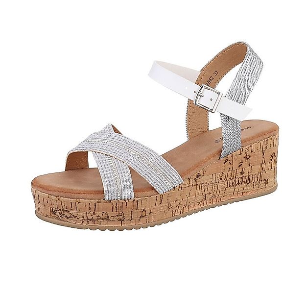 Ital-Design Damen Freizeit Plateausandaletten (86706668) Keilabsatz/Wedge K günstig online kaufen