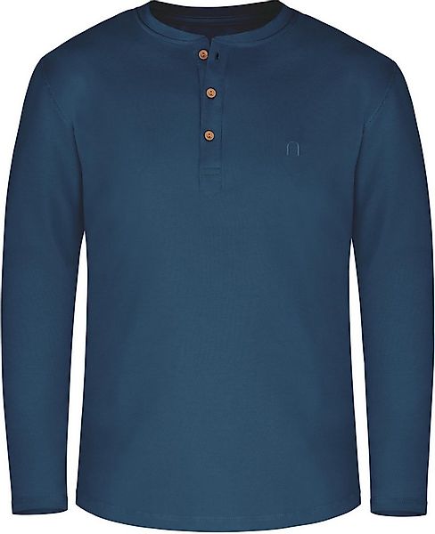 normani Langarmshirt Herren Langarm Shirt aus Bio-Baumwolle Neuville Basic günstig online kaufen