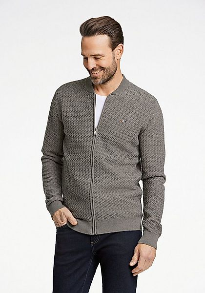 BISON Strickjacke Cardigan Comfort Fit günstig online kaufen