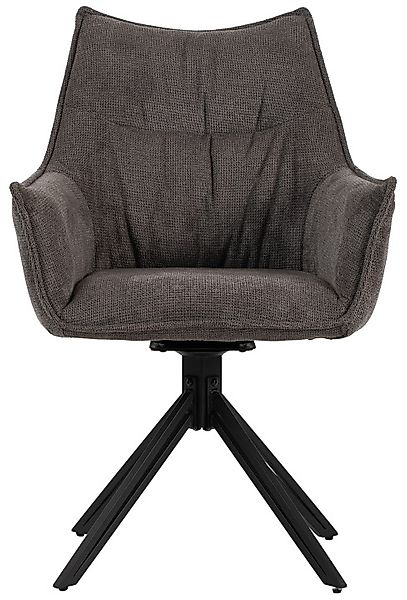 Diningsessel Ginosa dark grey drehbar günstig online kaufen