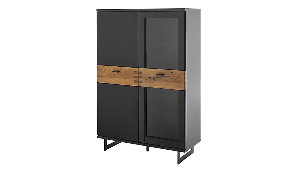 Highboard  Malina ¦ grau ¦ Maße (cm): B: 90 H: 134 T: 37.0 Kommoden & Sideb günstig online kaufen