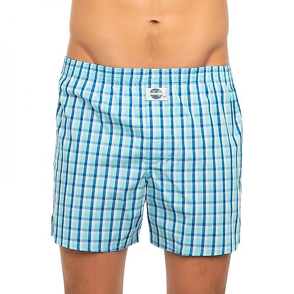 D.E.A.L International Boxershorts Blau kariert günstig online kaufen