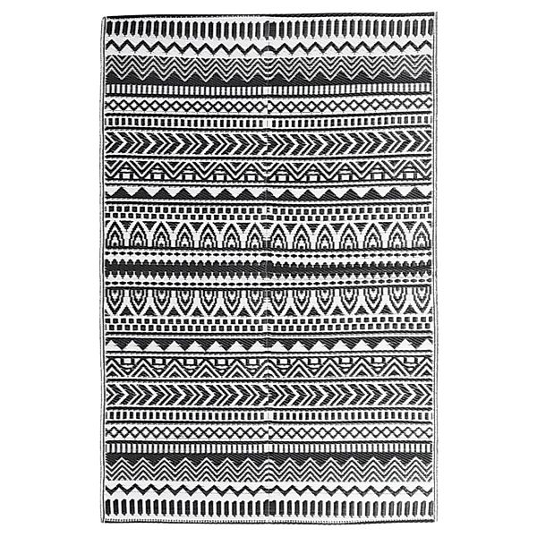 Vidaxl Outdoor-teppich Schwarz 190x290 Cm Pp günstig online kaufen