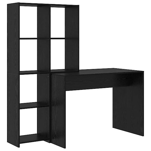 vidaXL Schreibtisch Schreibtisch Schwarze Eiche 138.5 günstig online kaufen