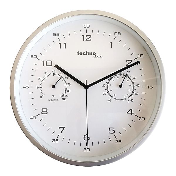 technoline Wanduhr WT 653 (mit Temperatur- günstig online kaufen