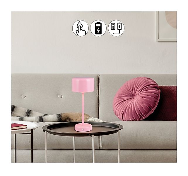 my home LED Tischleuchte Abelke, Tischlampe Kinderzimmer mit USB-C Ladekabe günstig online kaufen