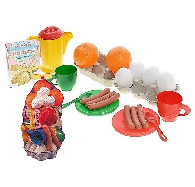 Molto Spielküche Frühstücksset - Spielküchenzubehör - 24 Teile Polyethylen günstig online kaufen