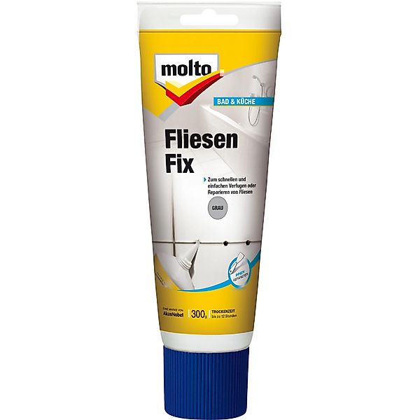 MOLTO Spachtelmasse MOLTO 3in1 Fliesenfix, grau, günstig online kaufen