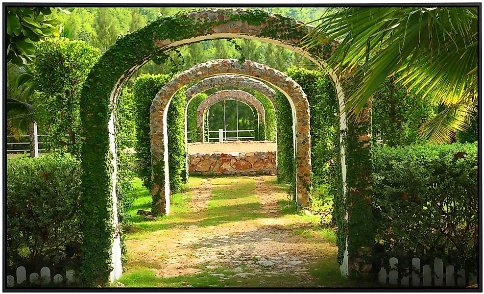 Papermoon Infrarotheizung »Pergola Garten«, sehr angenehme Strahlungswärme günstig online kaufen