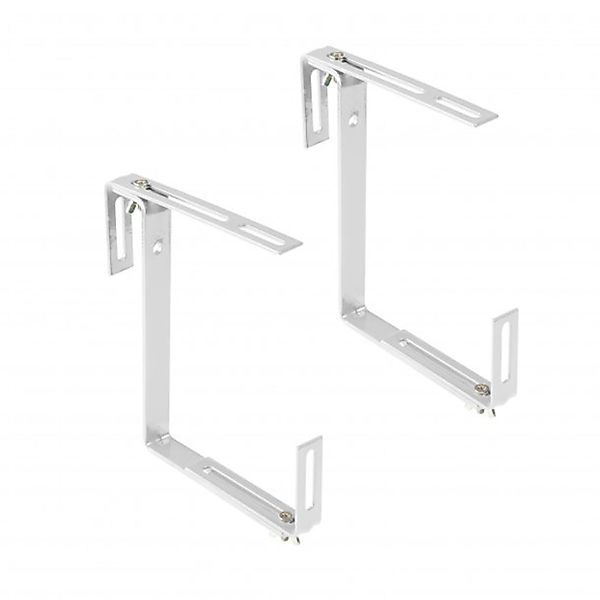 Testrut Blumenkasten Blumenkastenhalter weiß 2-fach verstellbar günstig online kaufen
