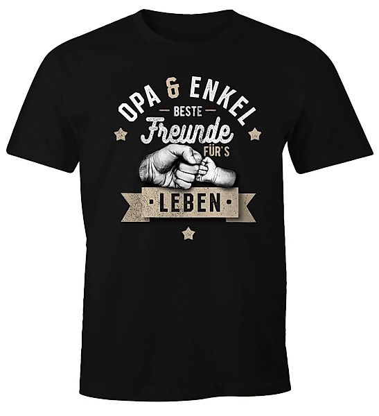 MoonWorks Print-Shirt Herren T-Shirt Opa & günstig online kaufen