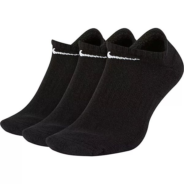 Nike Everyday Cushion No Show Socken 3 Paare EU 46-50 Black / White günstig online kaufen