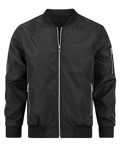 Allthemen Bomberjacke Herren leichte Übergangsjacke mit Ärmeltasche günstig online kaufen