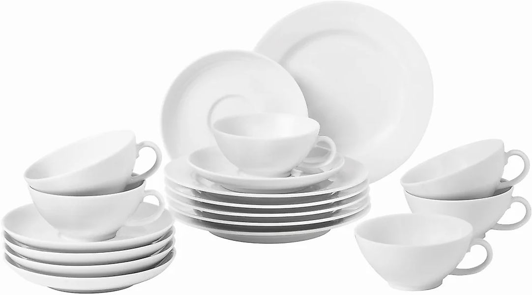 Seltmann Weiden Teeservice "Geschirr-Set Rondo" Tassen, Teller, Untertassen günstig online kaufen