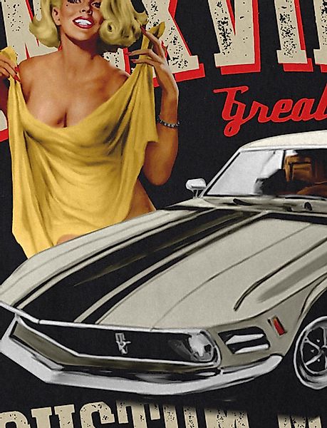 style3 T-Shirt Knoxville Mustang muscle car günstig online kaufen