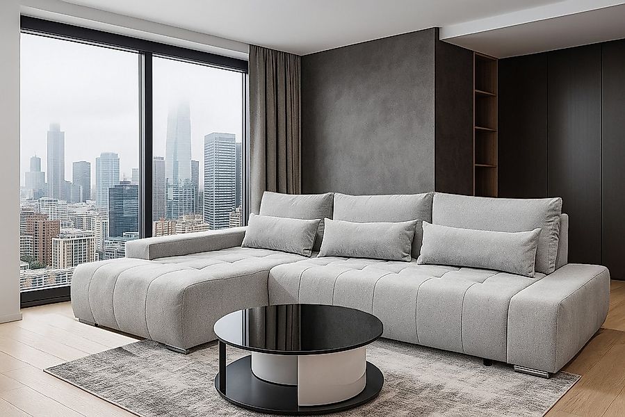 storez24 Ecksofa Kelly, mit Bettkasten und Schlaffunktion, L-Form, bequem günstig online kaufen