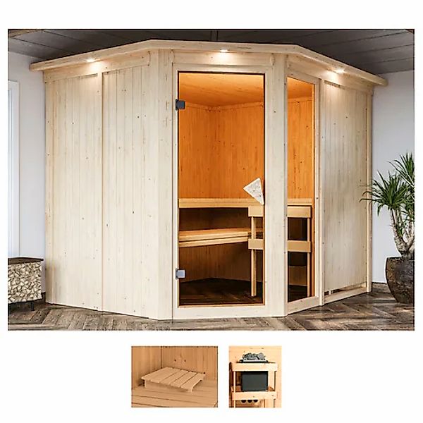 Karibu Sauna »Frigga 3« Set, ohne Ofen günstig online kaufen