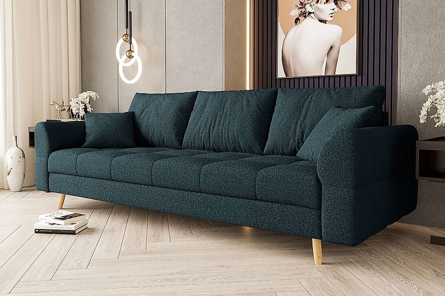 99rooms 3-Sitzer Bello, Sofa, 3-Sitzer Sofa, mit Rundumbezug, 2 Zier- und 3 günstig online kaufen