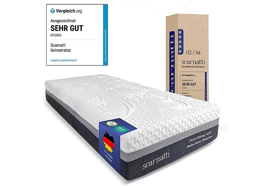 Gelschaummatratze Scarnatti™ Kaltschaummatratze 7-Zonen - mit CoolGel & Gel günstig online kaufen