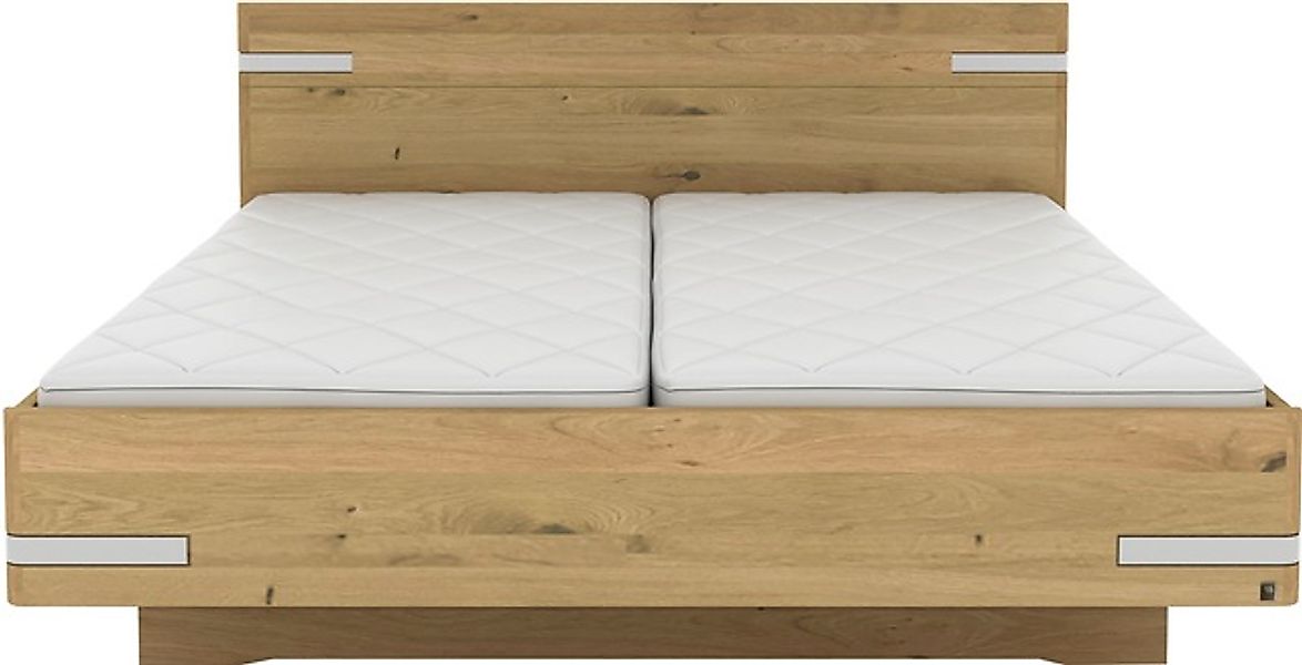 Musterring Holzbett »Savona, Bettgestell, Bettrahmen, teilmassiv Bianco-Eic günstig online kaufen