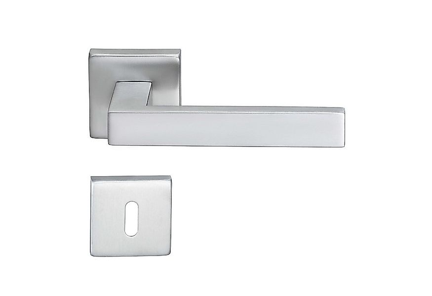 MeinTürgriff Drückergarnitur Trento Edelstahl Türgriff eckig Innentüren Ros günstig online kaufen