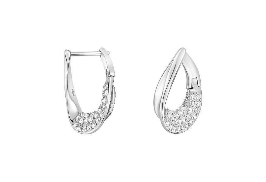 Sofia Milani Paar Ohrhänger Oval, 925 Silber Damen Schmuck - E1757 günstig online kaufen