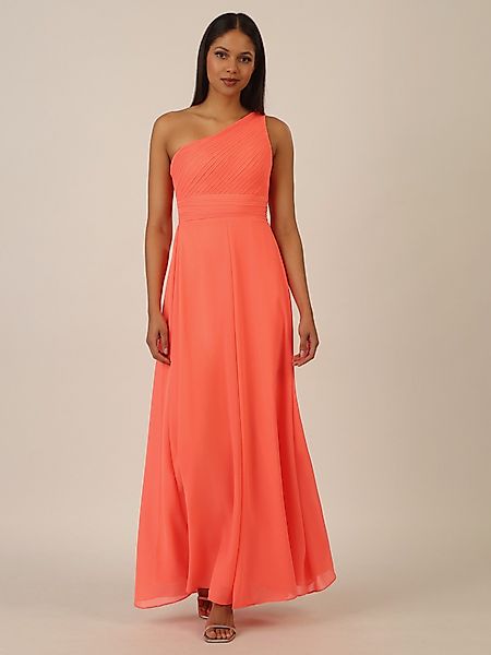 Apart Abendkleid mit Plissee- Drapierung vorne günstig online kaufen