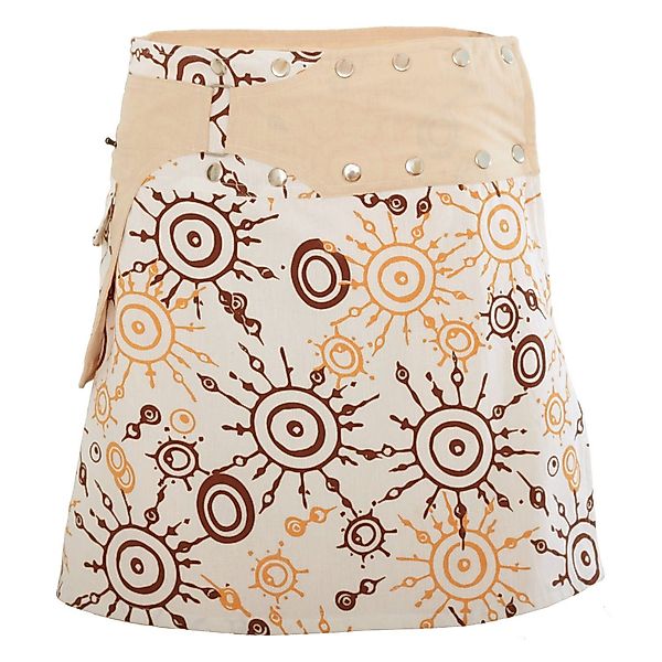 PUREWONDER Wickelrock Auffälliger Wickelrock mit Druckknöpfen, günstig online kaufen