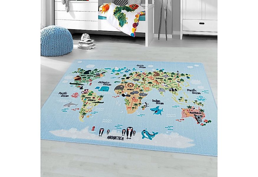 Ayyildiz Teppiche Kinderteppich PLAY 2917, rechteckig, Höhe: 6 mm, robuster günstig online kaufen