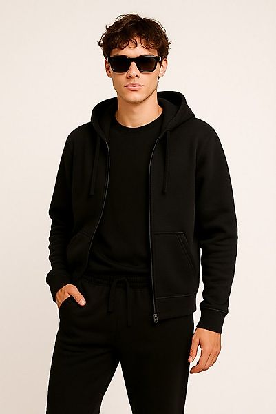 Banco Kapuzensweatjacke Herren Freizeit Kapuzensweatjacke mit Zipper Verset günstig online kaufen