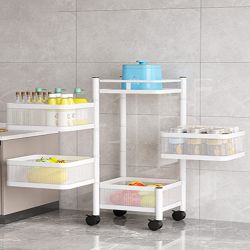 GarveeMore Küchenregal Universall multifunktionales Regal Küchenrollwagen, günstig online kaufen