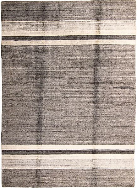 morgenland Wollteppich »Gabbeh - Softy - 244 x 174 cm - grau«, rechteckig günstig online kaufen