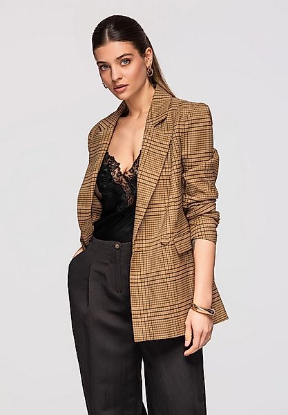 OMBRE Longblazer Damenblazer mit leicht tailliertem Schnitt günstig online kaufen