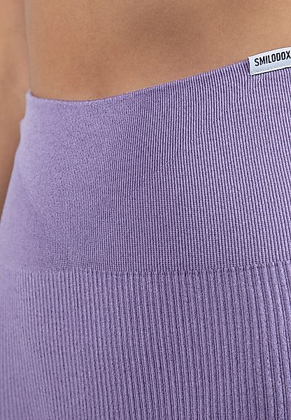 Smilodox Leggings Amaze Ripp, Blickdichte Sporthose günstig online kaufen