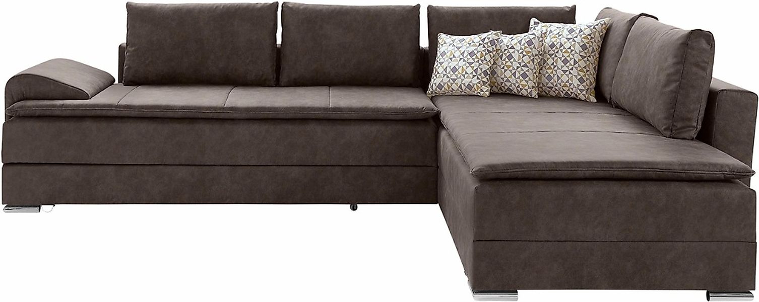 INOSIGN Ecksofa "Boxspringbett Night & Day L-Form mit Dauer-Schlaffunktion günstig online kaufen