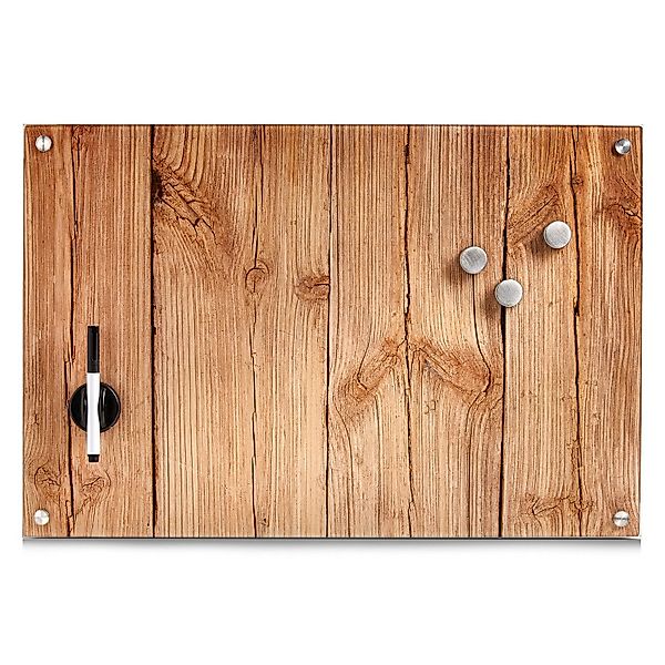 Zeller Present Memoboard Magnettafel Wood Magnettafel günstig online kaufen